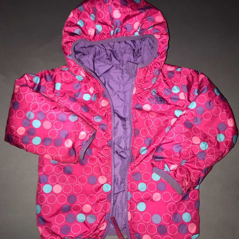 Girls 4T North Face reversible coat